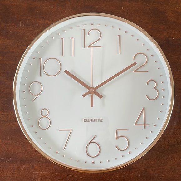 Wall Decor New Rose Gold Clock Poshmark